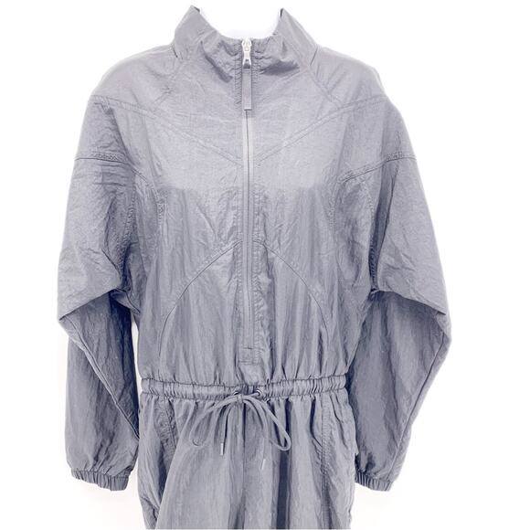 Nike Black One Piece Nylon Warm Up Jumpsuit Size Small - Picture 2 of 10